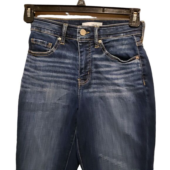 BKE High Rise Mom Jean size 25 Ellie Raw Hem The Buckle Denim - Picture 3 of 8